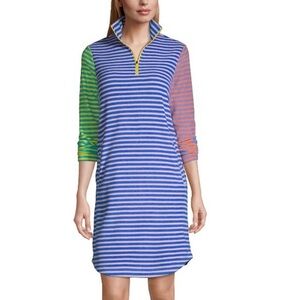 NEW Long Sleeve Fleece Quarter Zip Dress